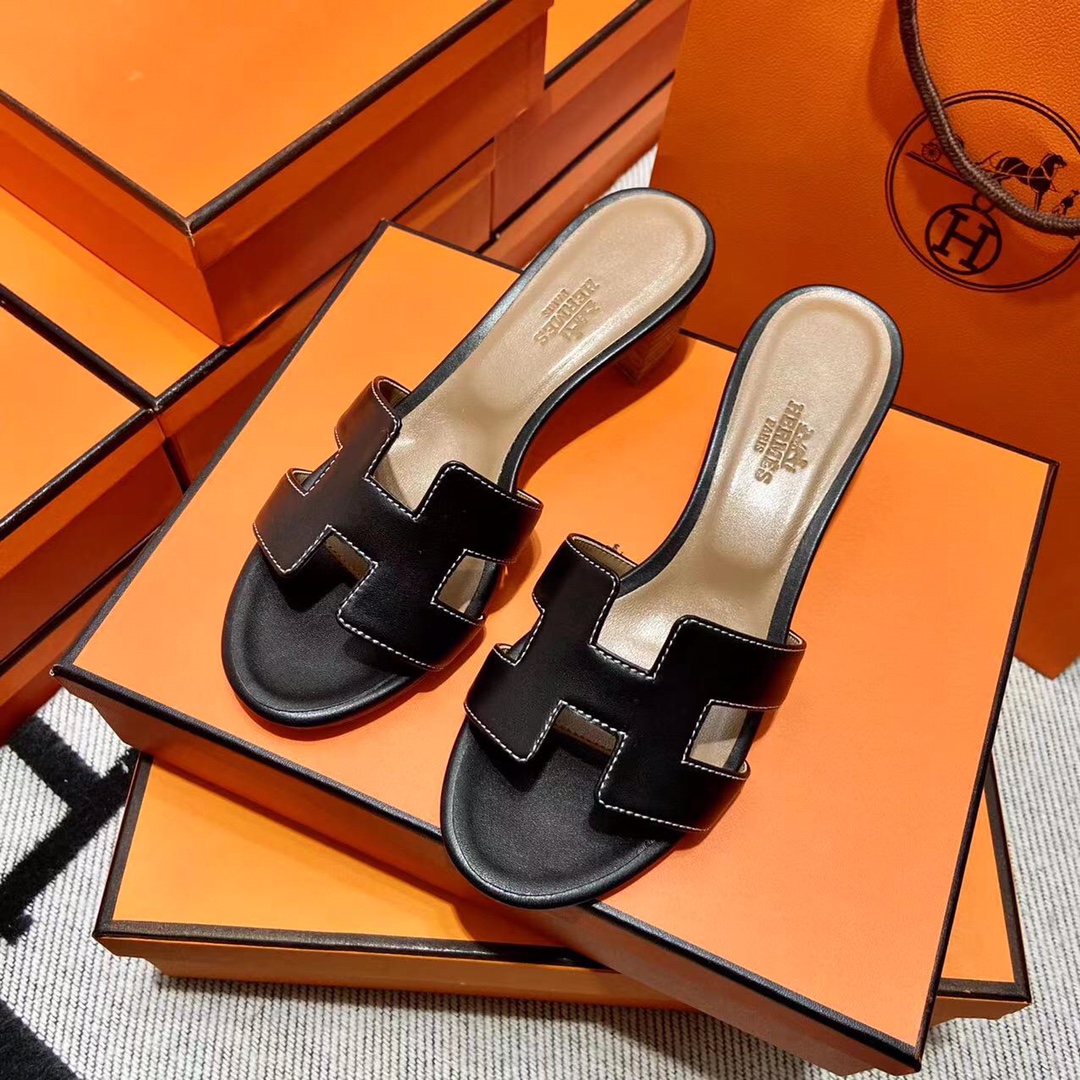 에르메스 올수공 오아시스 슬리퍼 샌들 스위프트 19